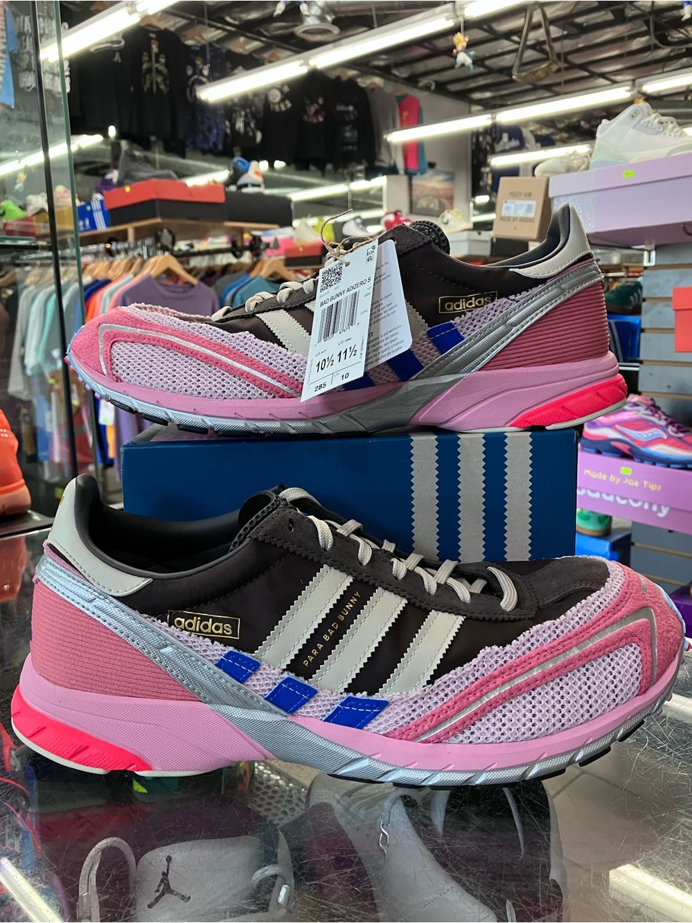 Adidas Adizero SL 72 Bad Bunny Brown Clear Pink Size 10.5